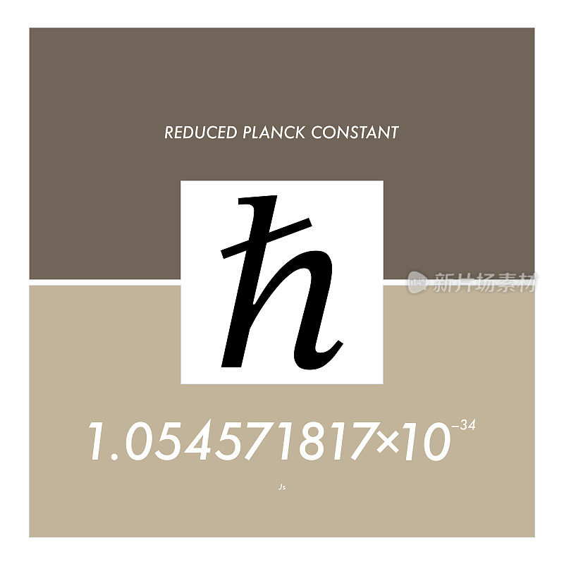 物理和数学常数，表达式和符号。h bar -简化普朗克常数。